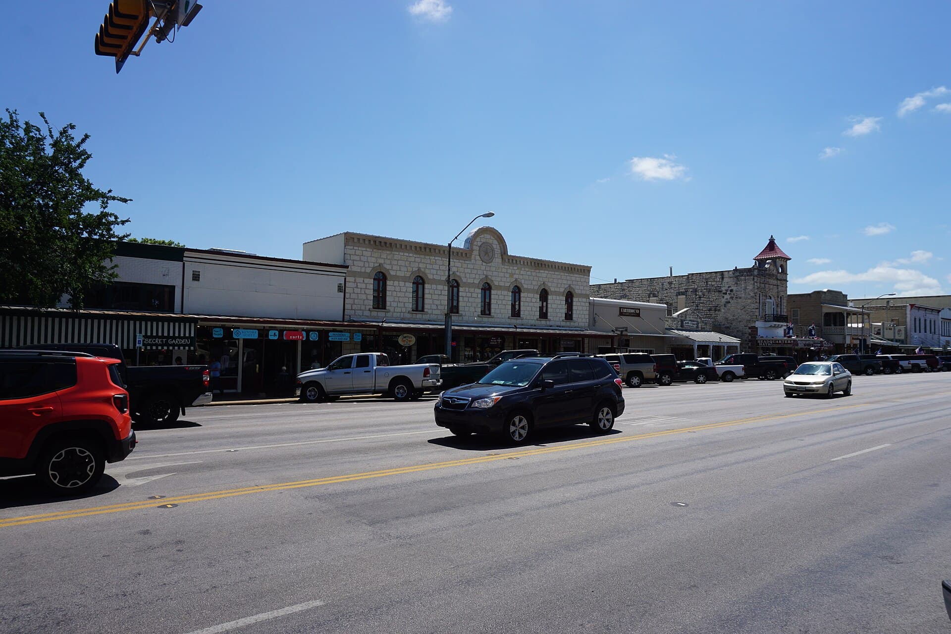 Historic East Main Street in Fredericksburg, Texas