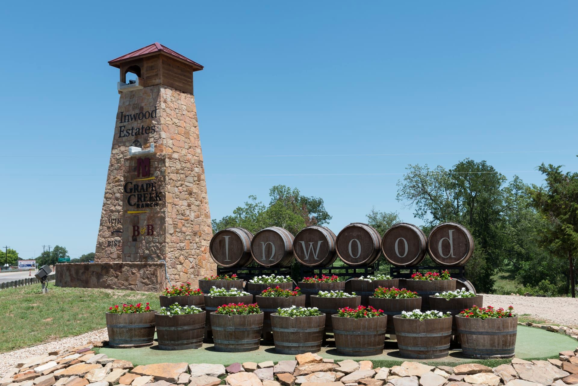Wine casks in a Gillespie County cellar near Fredericksburg